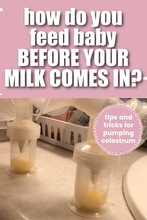 breast milk bottles with colostrum and pump parts