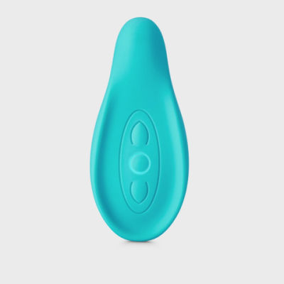 teal LaVie lactation massager on a white background