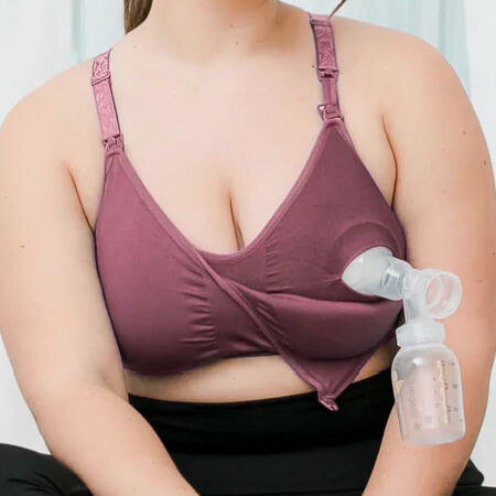 hands-free pumping bra
